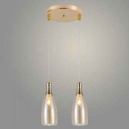 Подвес 06979/2HQ FGD золото 2x24W E14 d260 h700, GAN22